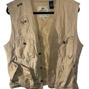 Akademiks tan and cream vintage